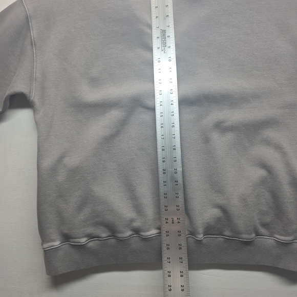 Abercrombie & Fitch Gray Half-Zip Pullover Sweater - Picture 4 of 6
